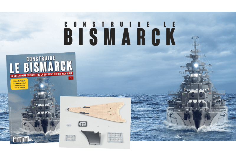 MAQUETTE BATEAU RC Bismark S.r.o Poseidon Program  Polaris Motorisee