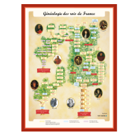 Le poster de la généalogie des rois de France