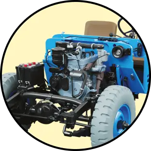 Moteur aux finitions détaillées