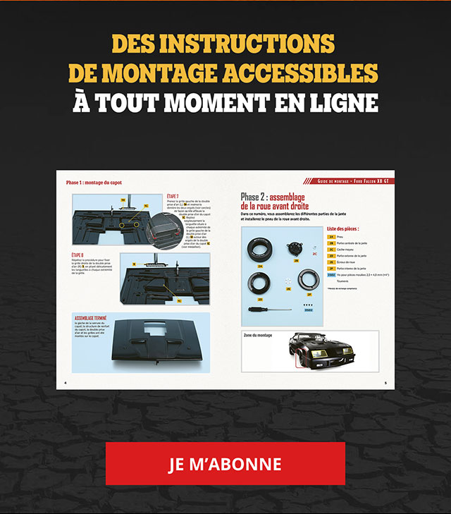 Des instructions de montage accessibles à tout moment en ligne
