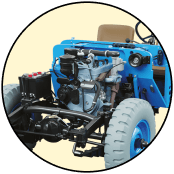 Moteur aux finitions détaillées